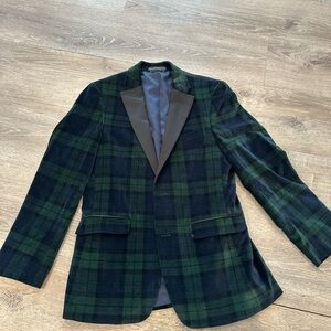 Tommy Hilfiger Tartan Velvet Men's Blazer